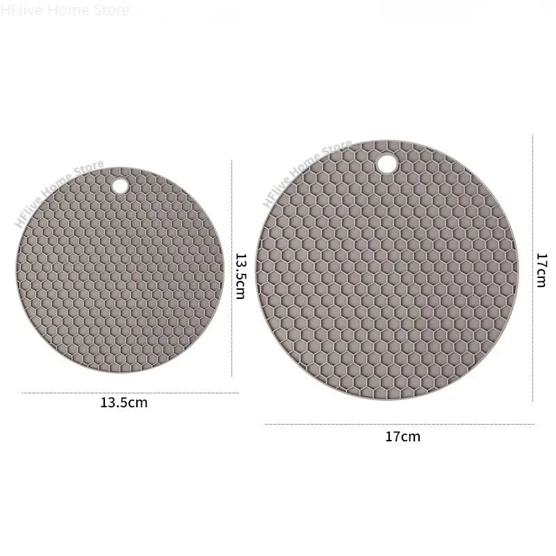 Heat Resistant Silicone Table Mat Anti-Slip Kitchen Coaster