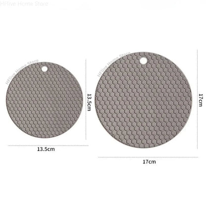 Heat Resistant Silicone Table Mat Anti-Slip Kitchen Coaster