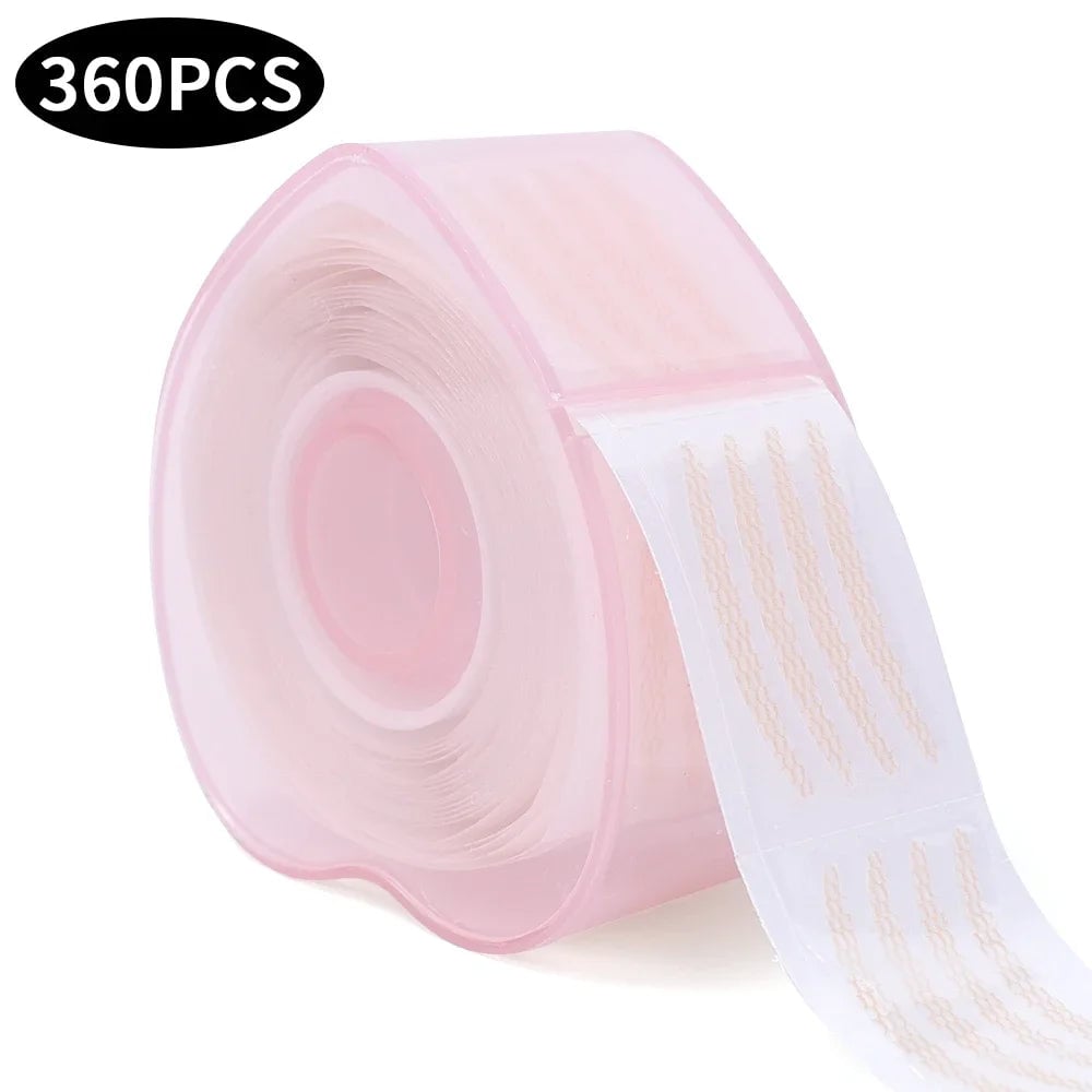 360Pcs Double Eyelid Tape Clear Beige Natural Eye Fold Stickers