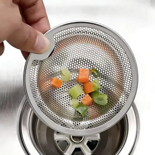 Stainless Steel Sink Drain Filter Anti-Clog Kitchen Bathroom