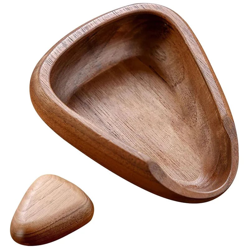 Solid Walnut Coffee Bean Dose Tray Scoop Measure Tool Espresso