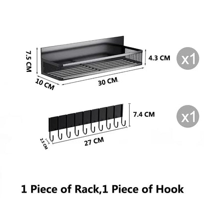 Magnetic Spice Rack Refrigerator Storage Organizer Kitchen Shelf