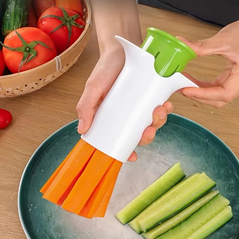 ABS Manual Vegetable Chopper - Multi-Purpose Kitchen Slicer Tool