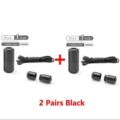 Elastic No Tie Shoelaces - Quick Slip-On Design Kids & Adults