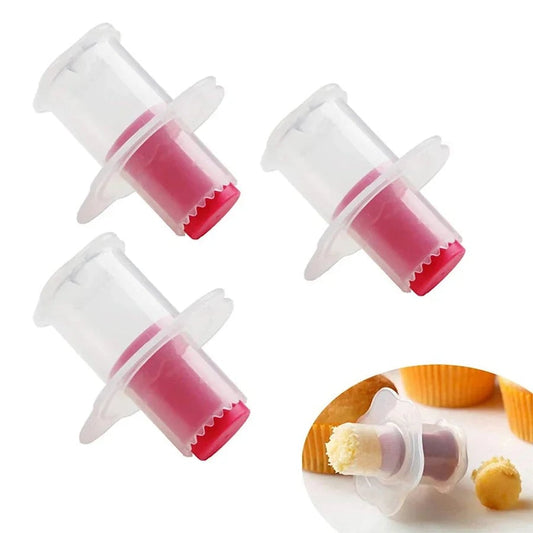 Professional Cupcake Corer Plunger Tool - Cake Decorating Kit