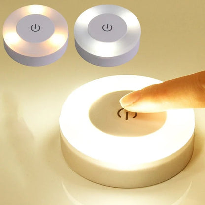 USB Rechargeable LED Night Light - Portable Home Lighting Decor