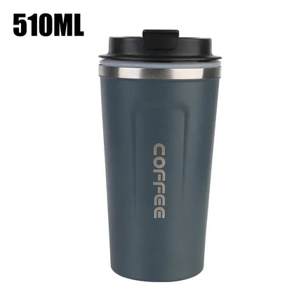 380/510ML Double Wall Stainless Steel Leak-Proof Travel Thermos Mug