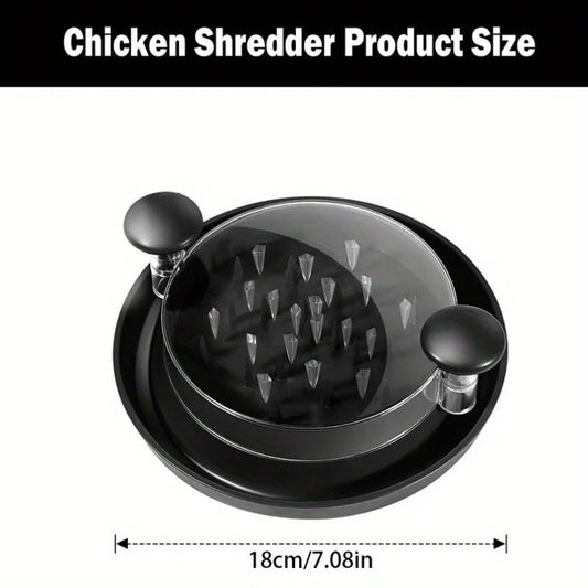 Large Chicken Shredder Transparent Cover Anti-Slip Rotating Meat
