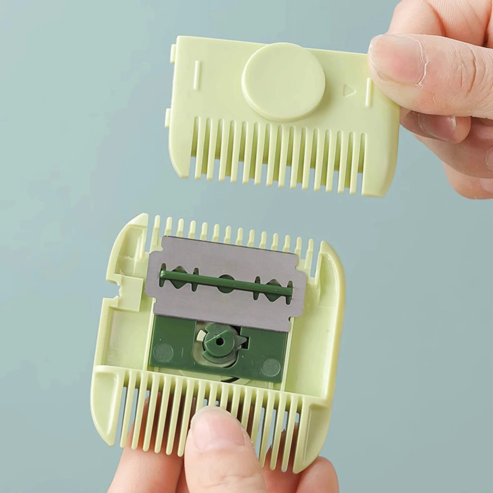 2-in-1 Hair Cutting Trimmer Comb - Bangs Shaving Thinning Tool