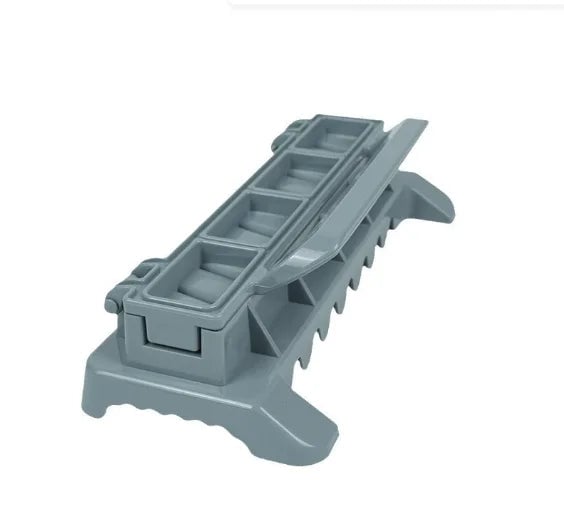 Single Row Kebab Maker Machine - Reusable Plastic BBQ Skewer Press
