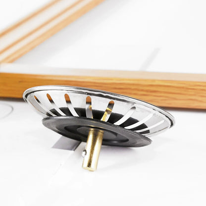 Stainless Steel Kitchen Sink Strainer Stopper with Fine Mesh Filter