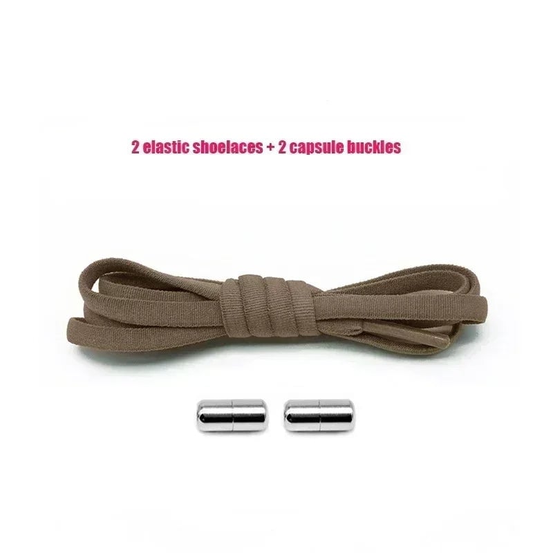 Elastic No Tie Shoelaces - Quick Slip-On Design Kids & Adults