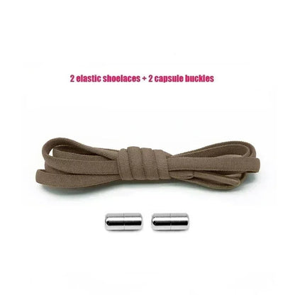 Elastic No Tie Shoelaces - Quick Slip-On Design Kids & Adults