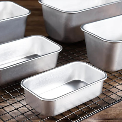 5-Size Non-Stick Aluminium Loaf Pan Set Rectangle Baking Molds