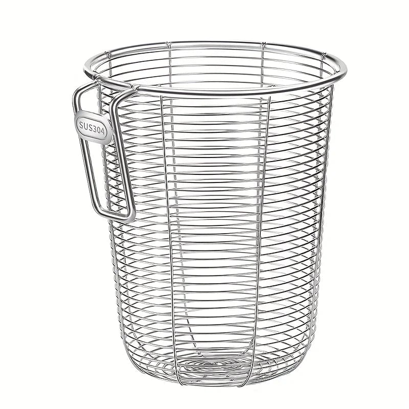 Heavy-Duty Stainless Steel Utensil Drainer with Drainage System