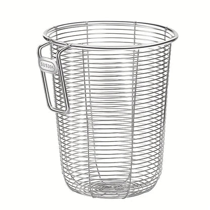 Heavy-Duty Stainless Steel Utensil Drainer with Drainage System