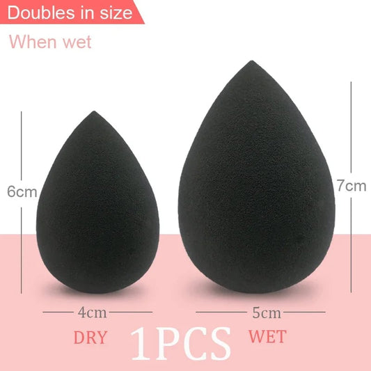 Black Makeup Sponge Powder Blender Foundation Contour Applicator