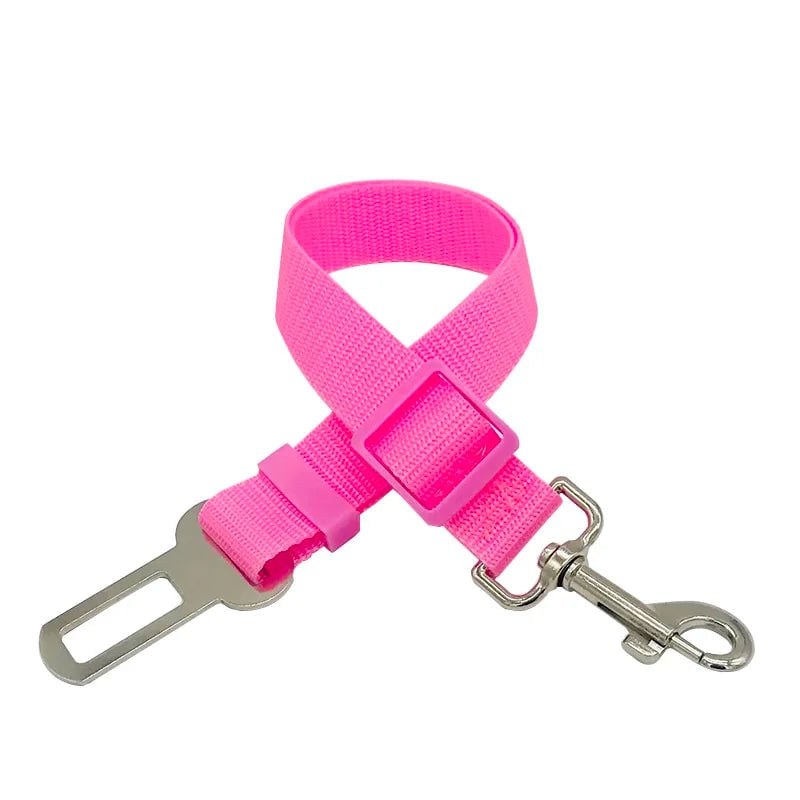 Dog Car Seat Belt Safety Harness Breakaway Collar Travel Leash Kit