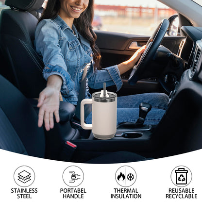 304 Stainless Steel Vacuum Insulated Tumbler 20oz/30oz/40oz Handle