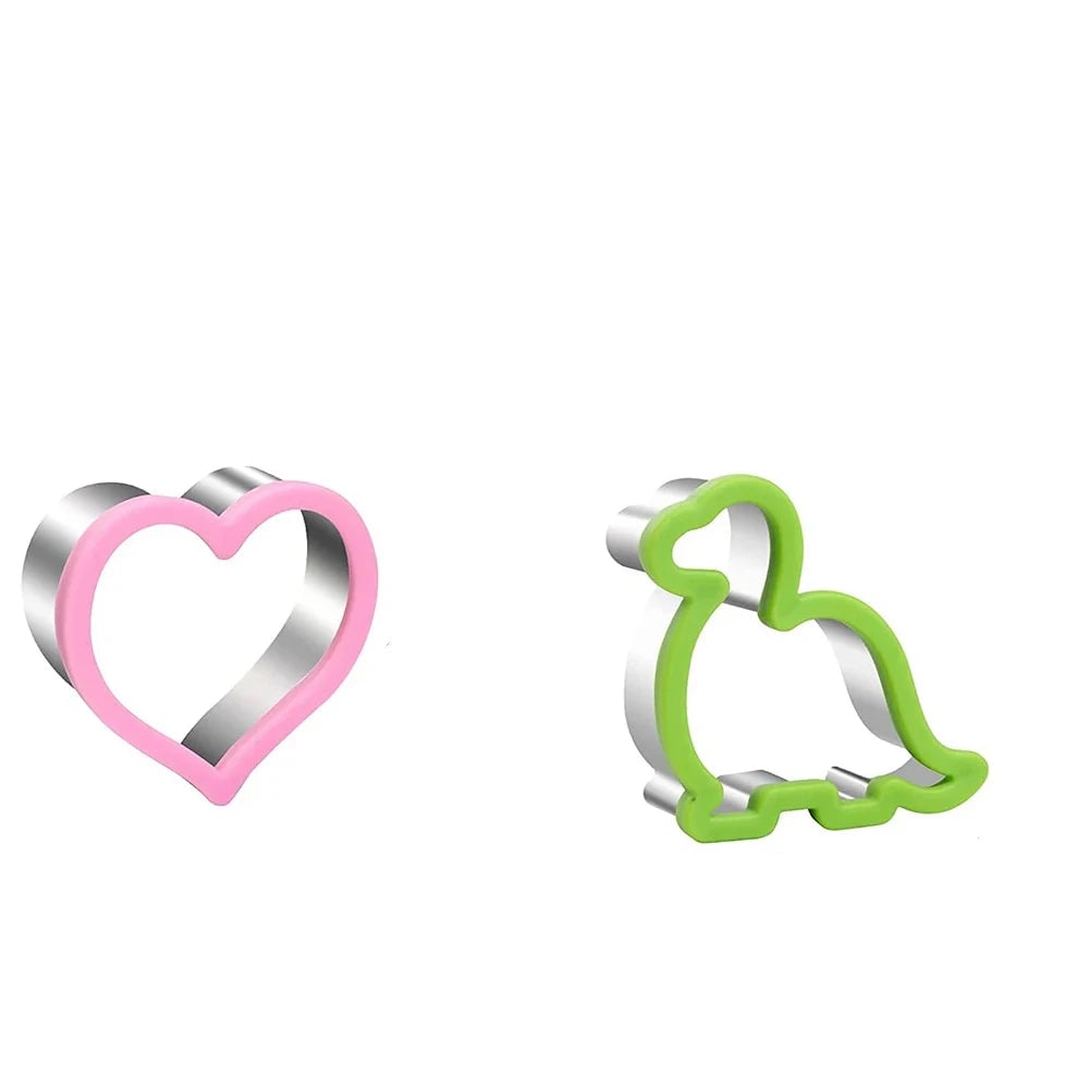 Kids Sandwich Cutters Set Heart Star Mickey Shape Bread Toast Molds