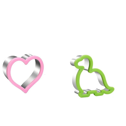 Kids Sandwich Cutters Set Heart Star Mickey Shape Bread Toast Molds