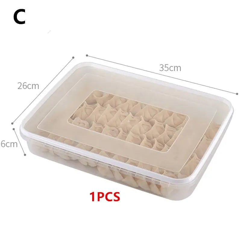 Transparent Kitchen Storage Box Refrigerator Organizer Food Container