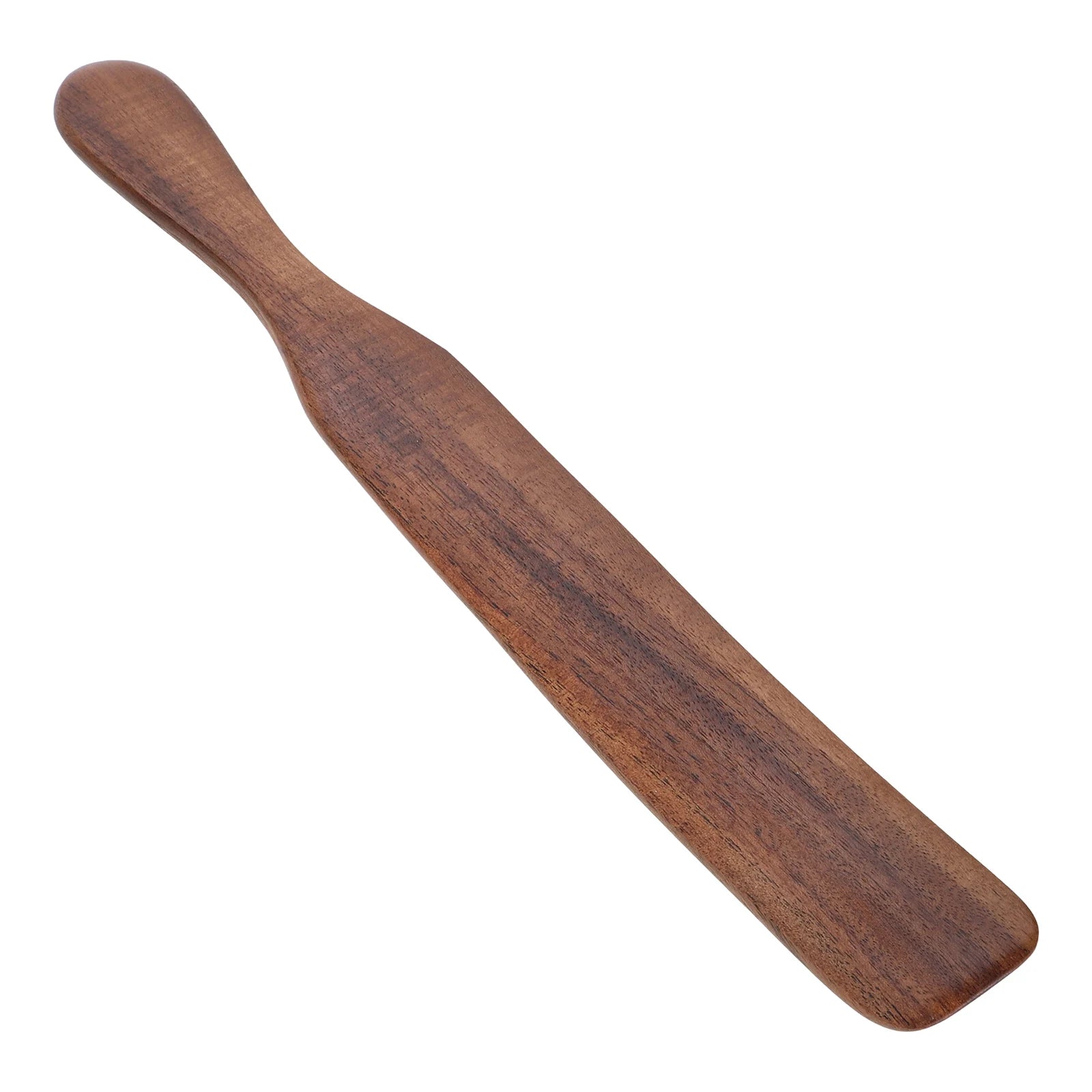 28cm Wooden Spatula Kitchen Utensil - Long Handle Cooking Spoon