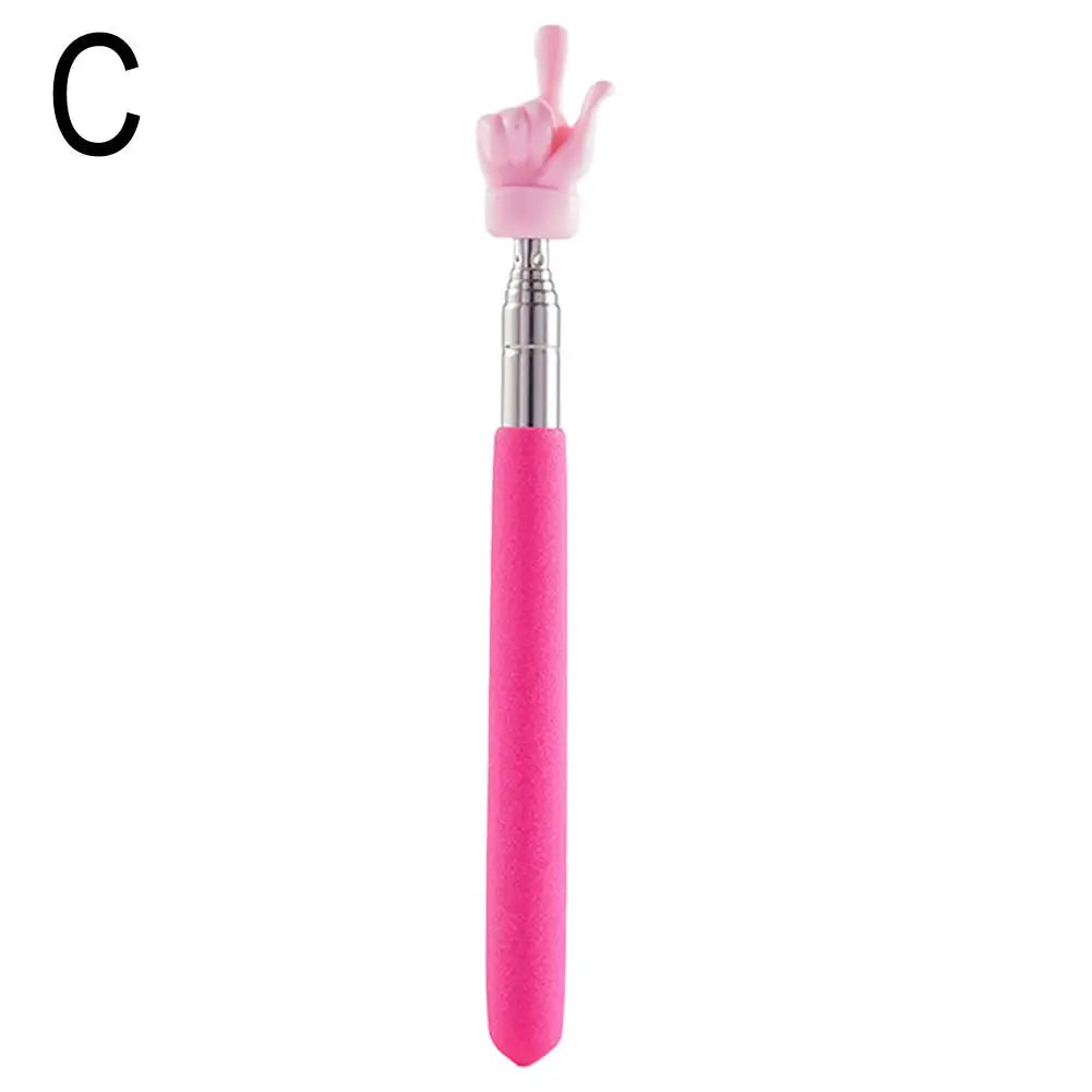 Retractable Finger Pointer Stick – Stainless Steel Telescopic Teaching Pointer
