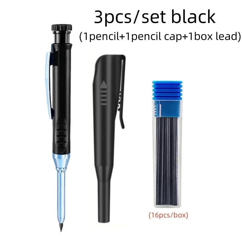 2.8mm Mechanical Carpenter Pencils Set 16 Refills Construction