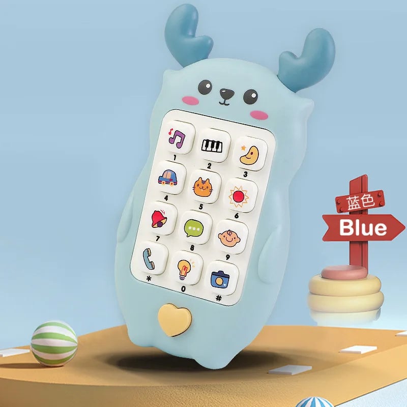 Musical Baby Phone Teether Toy - Educational Sound Telephone Infant