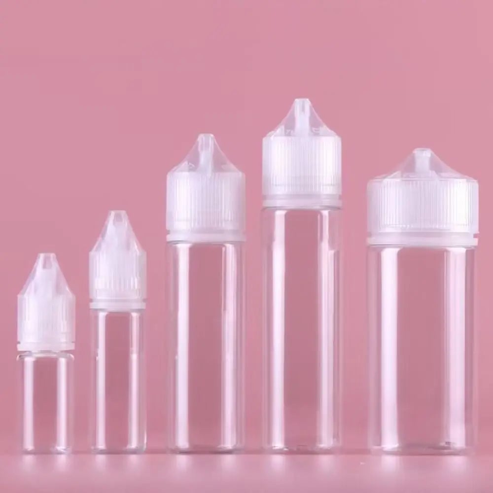 Portable Oil Filling Bottles 10-100ml PET Pointed Squeezable Dropper