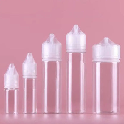 Portable Oil Filling Bottles 10-100ml PET Pointed Squeezable Dropper
