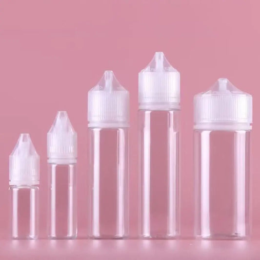 Portable Oil Filling Bottles 10-100ml PET Pointed Squeezable Dropper
