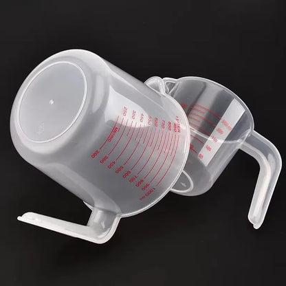 3pcs PVC Measuring Cups Set 1000/500/250ml Baking Liquid Beakers