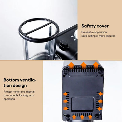 Electric Vegetable Chopper - Powerful Kitchen Salad Prep Machine