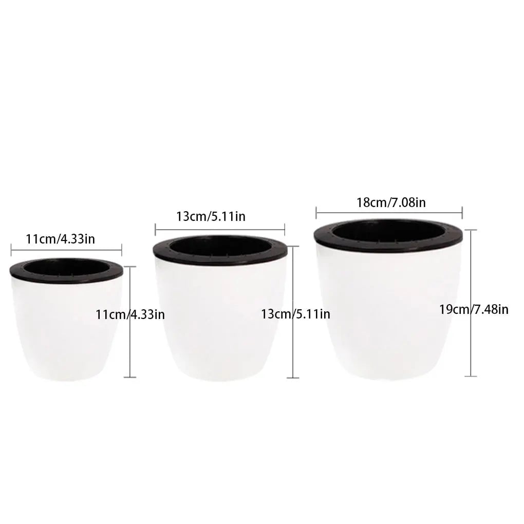 Self Watering Plant Pot - Durable Herb Vegetable Flower Planter