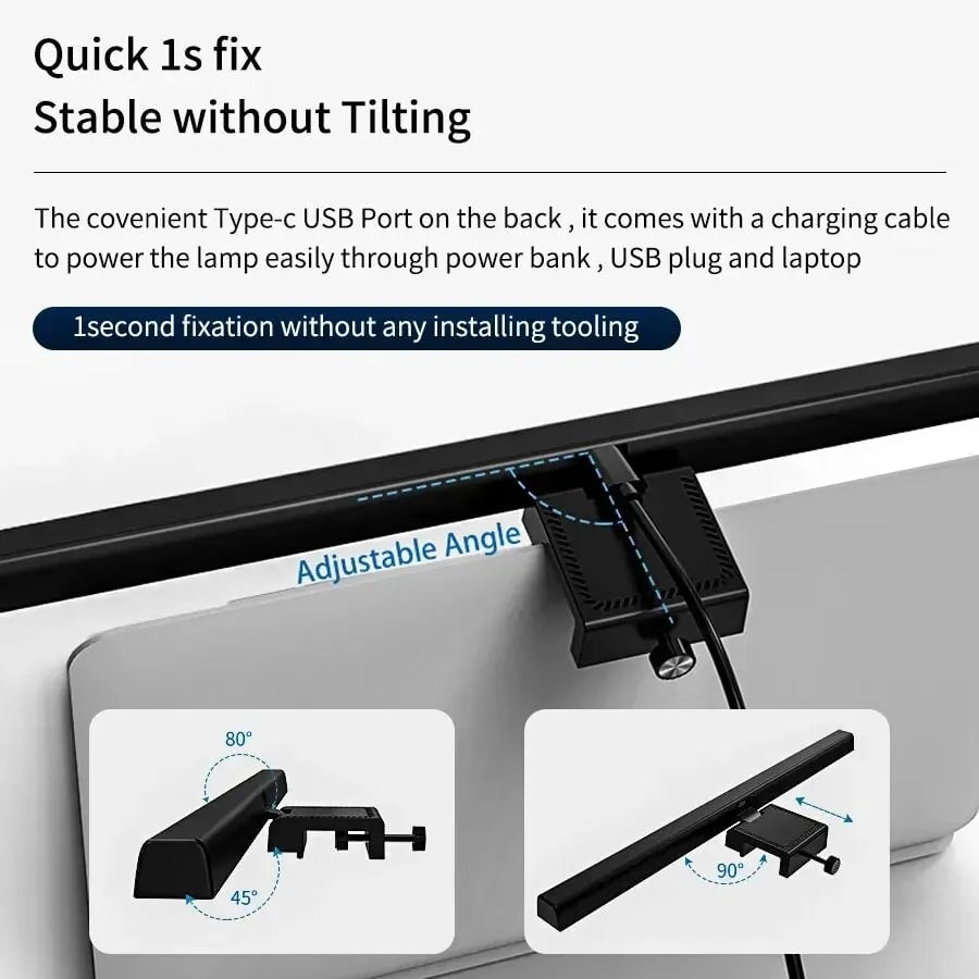 LED Monitor Light Bar 33cm/50cm Dimmable Screen Lamp USB Powered
