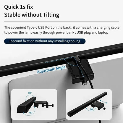 LED Monitor Light Bar 33cm/50cm Dimmable Screen Lamp USB Powered