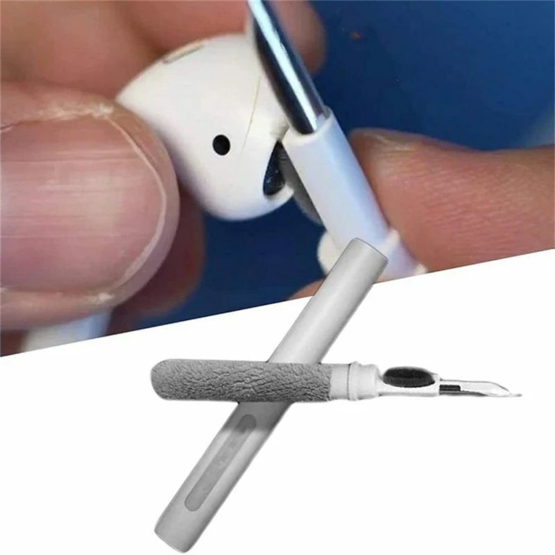 Bluetooth Earbuds Cleaning Pen - Multi-Tip Brush Tool Kit