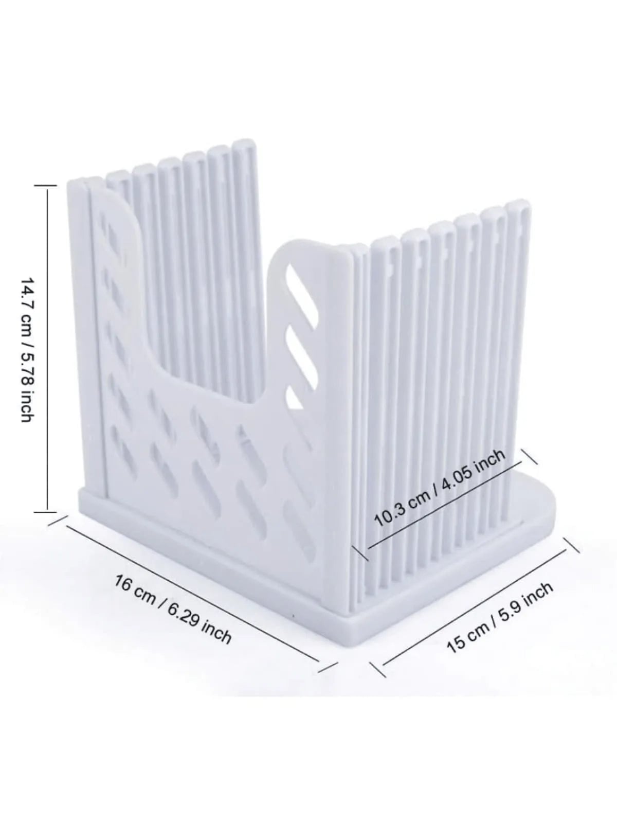 Adjustable Plastic Bread Slicer Guide - Foldable Kitchen Tool