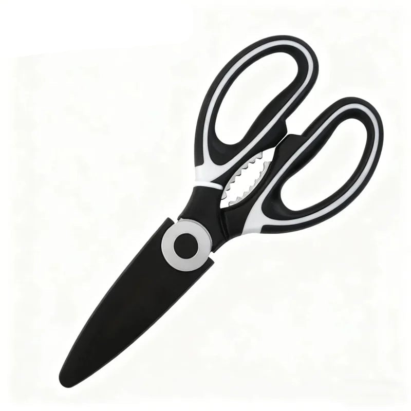 Heavy-Duty Stainless Steel Kitchen Scissors Multi-Purpose Food Tool