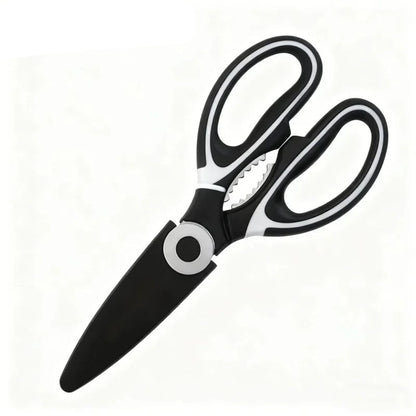 Heavy-Duty Stainless Steel Kitchen Scissors Multi-Purpose Food Tool