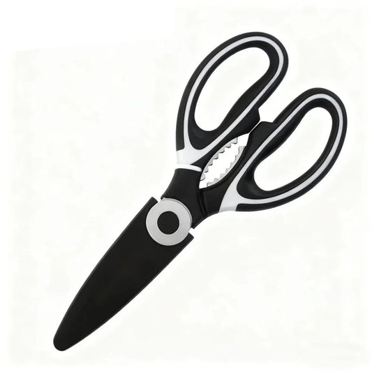 Heavy-Duty Stainless Steel Kitchen Scissors Multi-Purpose Food Tool