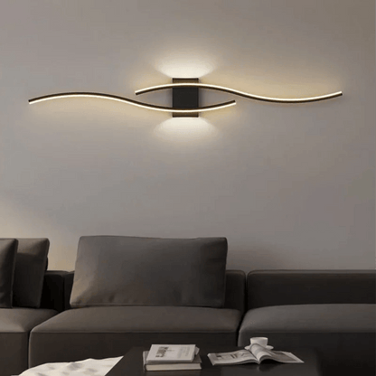 LED Long Strip Wall Lamp - Modern TV Background Light for Bedroom