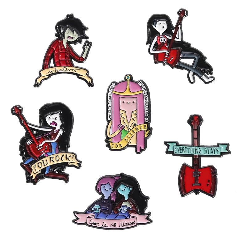 Custom Cartoon Anime Enamel Pins - Cute Character Lapel Badge Set
