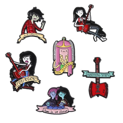 Custom Cartoon Anime Enamel Pins - Cute Character Lapel Badge Set