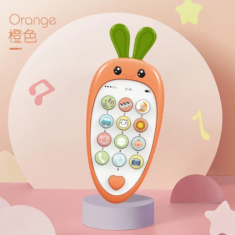 Musical Baby Phone Teether Toy - Educational Sound Telephone Infant