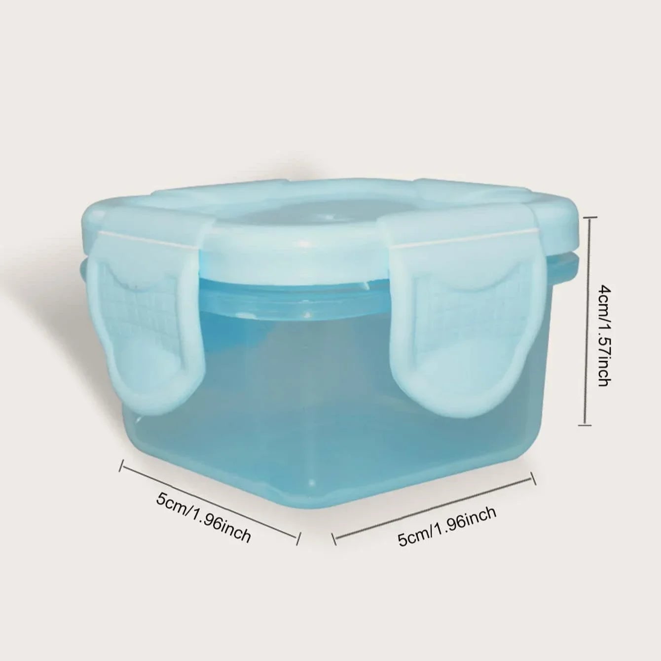 4Pcs Mini Airtight Food Storage Containers Leakproof Freezer Safe