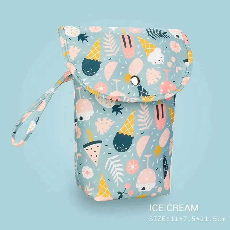 Waterproof Baby Diaper Bag Wet Dry Compartment Stroller Organizer
