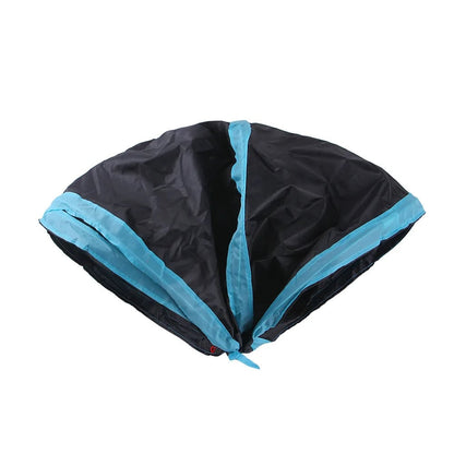 Foldable Cat Tunnel with Crinkle Paper - S Shape Play Tunnel